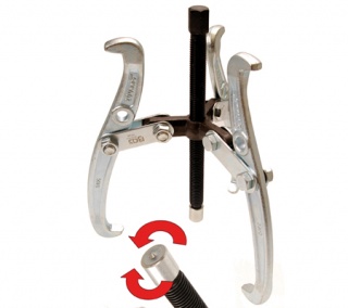 Presă rulmenţi 3 gheare 150 mm