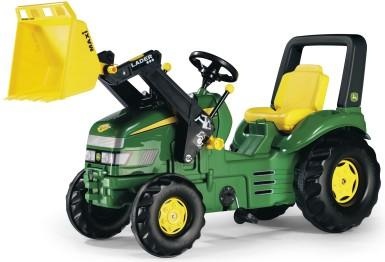 Machetă X-Track John Deere Maxi cu basculantă
