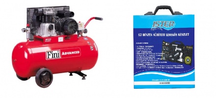 Compresor+Set scule 57 piese