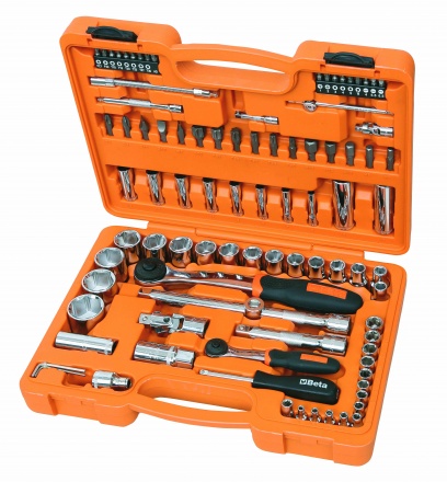 Set tubulare 93-PIESE 1/4 +1/2