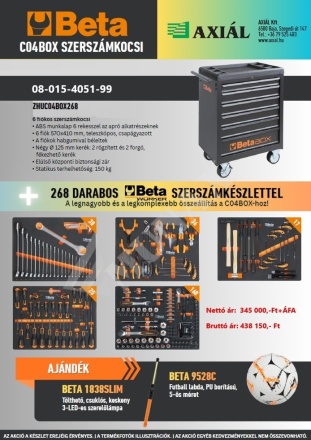 DULAP MOBIL BETA, 6 SERTARE, 268 SCULE