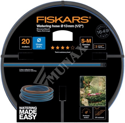 Furtun de grădină Fiskars Comfort 1/2